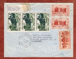 Brief, Moschee In Djenne U.a., Dogon Doutchi Niger Nach Hamburg 1957 (82952) - Covers & Documents