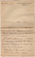VP16.273 - MILITARIA - Lettre Du Soldat PINEAU ( Fils ) Au Camp De MENZEL - DJEMIL Par BIZERTE ( Tunisie ) - Documenti