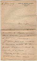 VP16.273 - MILITARIA - Lettre Du Soldat PINEAU ( Fils ) Au Camp De MENZEL - DJEMIL Par BIZERTE ( Tunisie ) - Documents