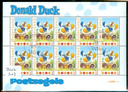 NEDERLAND * DISNEY * DONALD DUCK * BLOK * BLOC *   POSTFRIS GESTEMPELD  ( Blok 307) - Personalisierte Briefmarken