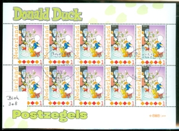 NEDERLAND * DISNEY * DONALD DUCK * BLOK * BLOC *   POSTFRIS GESTEMPELD  ( Blok 308) - Personalisierte Briefmarken