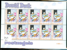 NEDERLAND * DISNEY * DONALD DUCK * BLOK * BLOC *   POSTFRIS GESTEMPELD  ( Blok 311) - Personalisierte Briefmarken