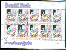 NEDERLAND * DISNEY * DONALD DUCK * BLOK * BLOC *   POSTFRIS GESTEMPELD  ( Blok 311) - Timbres Personnalisés