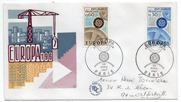 1967-- FDC   EUROPA   2 Valeurs  ---cachet  Paris -75 - 1960-1969