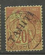 TAHITI N° 13 OBL FAUX DE FOURNIER / RR - Used Stamps