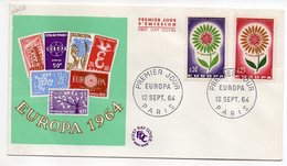 1964-- FDC   EUROPA --2 Valeurs --cachet  Paris -75 - 1960-1969