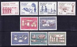 2019-0271 Greenland 1982-1988 Lot Of Archeology And Greenlandic History Stamps MNH ** - Archäologie