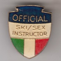 ITALIA    ABZEICHEN   SKI  SEX  INSTRUCTOR - Camions