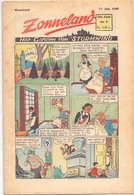 Tijdschrift Weekblad Magazine Voor De Jeugd - Strips - Zonneland - 11 Januari 1948 - Juniors