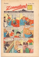 Tijdschrift Weekblad Magazine Voor De Jeugd - Strips - Zonneland - 25 Januari 1948 - Jugend