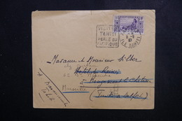 OCÉANIE - Enveloppe De Papeete Pour La France En 1937, Affranchissement Plaisant - L 49260 - Covers & Documents