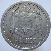 LaZooRo: Monaco 2 Francs 1943 UNC - 1922-1949 Louis II