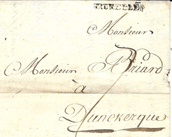 1778 - Lettre De BRUXELLES  Pour Dunkerque  ( écrite En Français ) Période Pays-Bas Autrichiens - 1714-1794 (Austrian Netherlands)