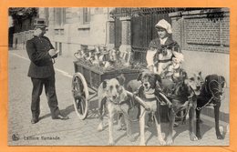 Brussels Laitiere Flamande Belgium 1908 Postcard - Artigianato