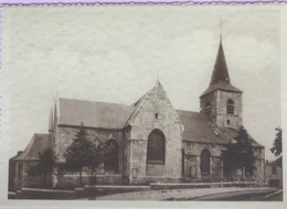 (2097) Montigny-le-Tilleul - Restauration De L'Eglise St. Martin - 1932-34 - Reconstruction Du Coeur Ogival - Montigny-le-Tilleul