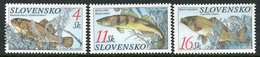 SLOVAKIA 1998 Fish Singles Ex Block  MNH / **.  Michel 317-19 - Nuevos