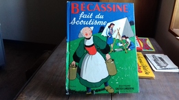 BECASSINE FAIT DU SCOUTISME. BD CARTONNEE Réedition De 1958 (col8a) - Bécassine