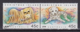 Christmas Island 1993 Yvert 400- 01, New Year Of The Dog  - MNH - Christmas Island