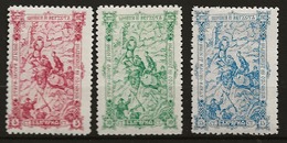 Bulgarie 1902 N°Y.T. :  62 à 64 * - Unused Stamps