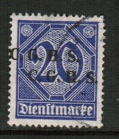 UPPER SILESIA  Scott # O 42 VF USED (Stamp Scan # 559) - Silésie (Haute & Orientale)