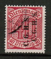 UPPER SILESIA  Scott # O 44 VF USED (Stamp Scan # 559) - Silesia