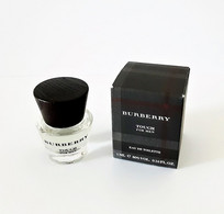 Miniatures De Parfum BURBERRY  TOUCH  FOR MEN EDP 5 Ml  + Boite - Miniatures Hommes (avec Boite)