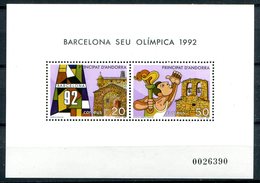 ANDORRE - VIGUERIE EPISCOPALE - BF Jeux Olympiques De Barcelonne 1992 - Episcopale Vignetten