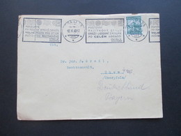 CSSR 1933 Beleg Mit Maschinenstempel 2 Verschiedene Briefumschläge / Thematik Philatelie - Brieven En Documenten