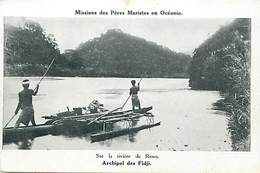 Pays Div-ref W304-oceanie -mission - Missions Des Peres Maristes -riviere De Rewa -archipel Des Fidji - - Fidji