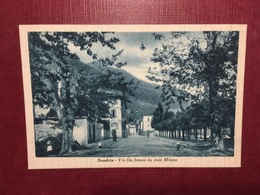 Cartolina Sondrio - Via De Simoni Da Viale Milano - 1930 Ca. - Sondrio