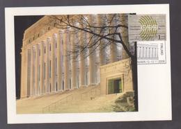 Maximum Card Finland 2006, Maximum Card  Parliament House With Special Postmark, Soumi Finland 2006 - Briefe U. Dokumente