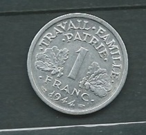 FRANCE 1 Franc 1944  - Tb   Laupi11307 - 1 Franc