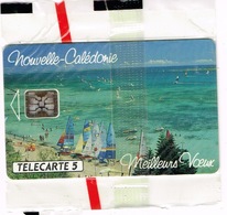 Nouvelle Caledonie New Telecarte Phonecard NC 13 Meilleurs Voeux Opt Plage Tourisme Voilier 11/93 RR - Nuova Caledonia