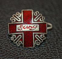 Broche "SOS Sang / Croix Rouge" Red Cross Brooch - Medical Services