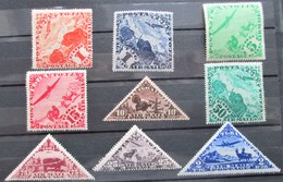 Russia  Tuva  1934  Full Set  9 V  MNH - Tuva