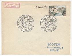 Enveloppe Scotem - 0,65 Vallée De La Sioule Obl. Illustrée Id - MENAT - 1960  Signature Ch. MAZELIN - Briefe U. Dokumente