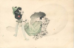 RAPHAEL KIRCHNER - FEMME SORTANT D'un OEUF - M.M. VIENNE - CPA PRECURSEUR - Kirchner, Raphael