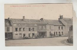 CPA LA FRESNAYE SUR CHEDOUET (Sarthe) - Le Carrefour De L'Eglise - La Fresnaye Sur Chédouet