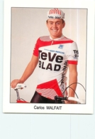 Carlos MALFAIT . 2 Scans. Teve Blad 1987 - Ciclismo