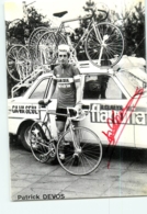 Patrick DEVOS , Autographe Manusrit, Dédicace. 2 Scans. Flandria ça Va Seul 1979 - Ciclismo