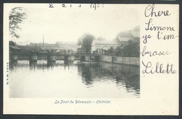 +++ CPA - CHATELET - Le Pont Du Déversoir - DVD 7016  // - Châtelet