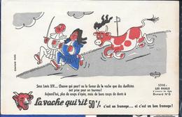 Buvard La Vache Qui Rit , Série Les Duels à Travers Les âges N°08/10 - Collections, Lots & Séries