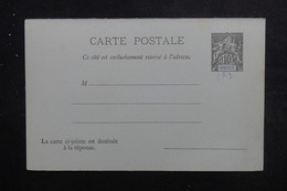 OBOCK - Entier Postal Au Type Groupe, Non Circulé - L 49392 - Cartas & Documentos