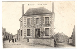 SELOMMES (41) - Route De La Gare - HOTEL CAFÉ POULIN - Ed. Imp. - Pap. Du Cachet, Vendôme - Selommes