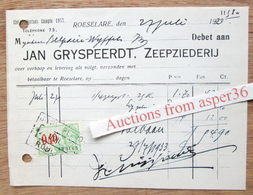 Zeepziederij, Jan Gryspeerdt, Roeselare 1923 - 1900 – 1949