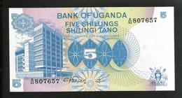 UGANDA - BANK Of UGANDA - 5 SHILLINGS - Oeganda