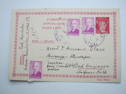 1949 , Ganzsache Nach Deutschland - Postal Stationery