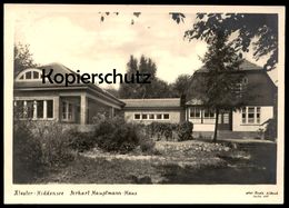 ALTE POSTKARTE INSEL KLOSTER HIDDENSEE GERHART HAUPTMANN HAUS Foto Herold Neukirch Postcard Cpa AK Ansichtskarte - Hiddensee