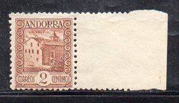 XP2863 - ANDORRA SPAGNOLA 1929,  Unificato N. 15A ***  MNH  (2380A) .  Dent 11 1/2 - Nuovi