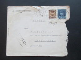 Belgien 1932 Umschlag Der Kriegsgräberfürsorge Aus Antwerpen Nach Anseghem Express Brief - Storia Postale